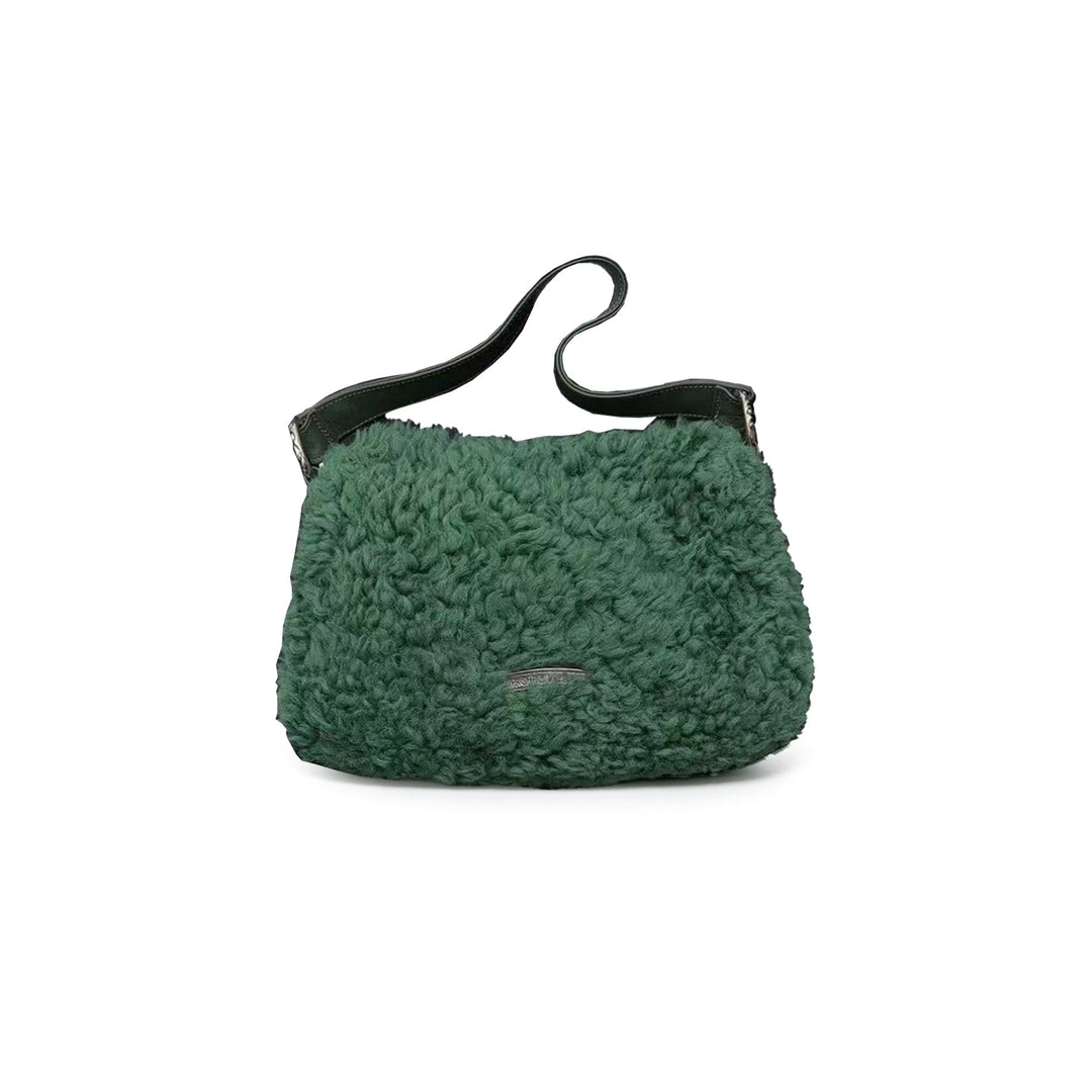Chrome Hearts Dagger Fleece Green Chicken Nugget Bag - SHENGLI ROAD MARKET