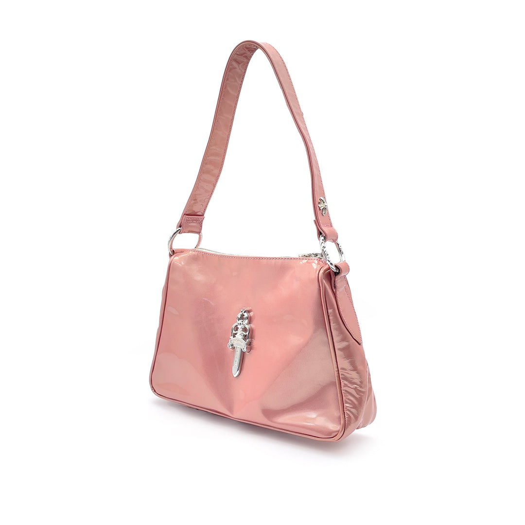 Chrome Hearts Dagger Pearl Pink Patent Leather Chicken Nugget Bag - SHENGLI ROAD MARKET