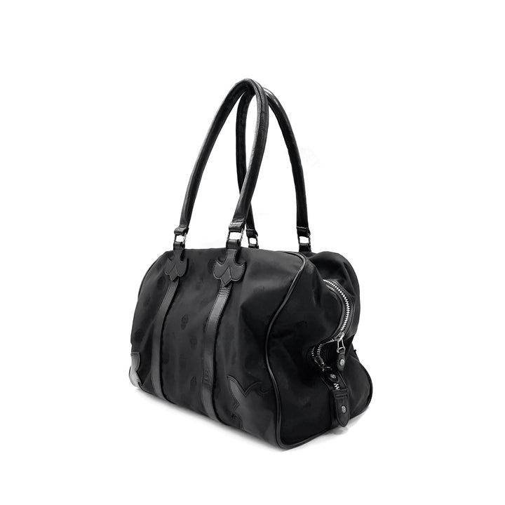 Chrome Hearts Dagger Tonal Monogram Nylon Black Handbag - SHENGLI ROAD MARKET