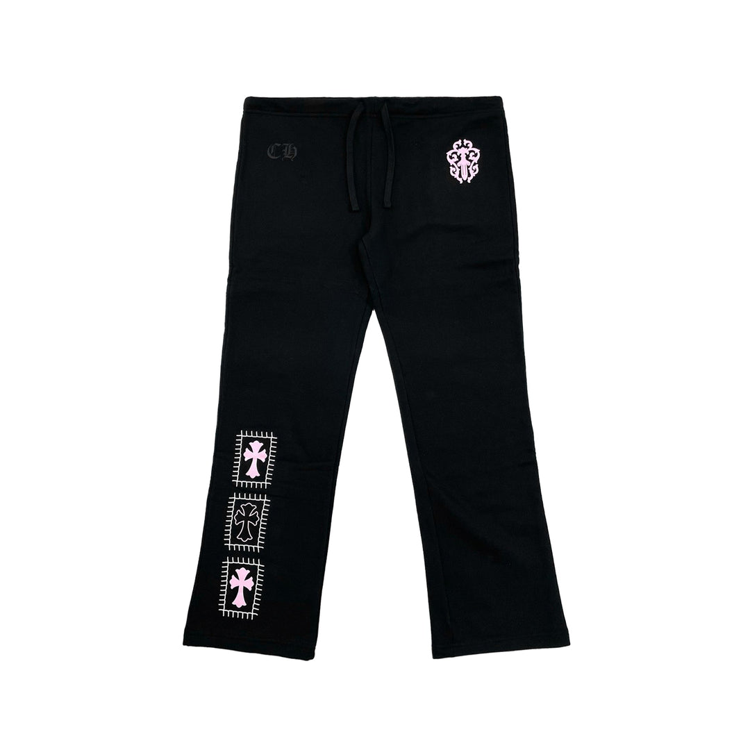 Chrome Hearts Deadly Doll Dagger Logo Sweatpants - SHENGLI ROAD MARKET