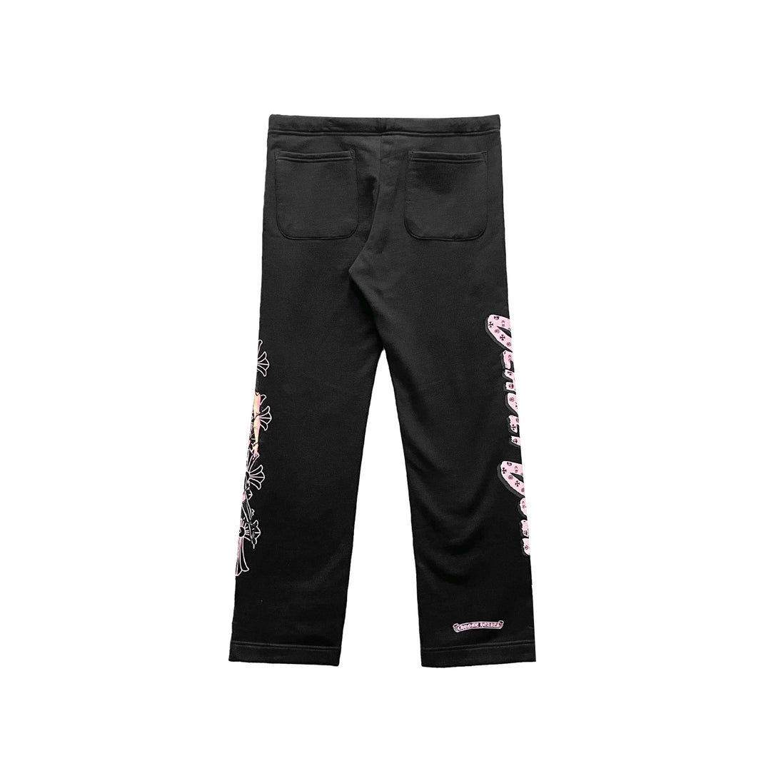 Chrome Hearts Deadly Doll Pink Comic Girl Pants - SHENGLI ROAD MARKET