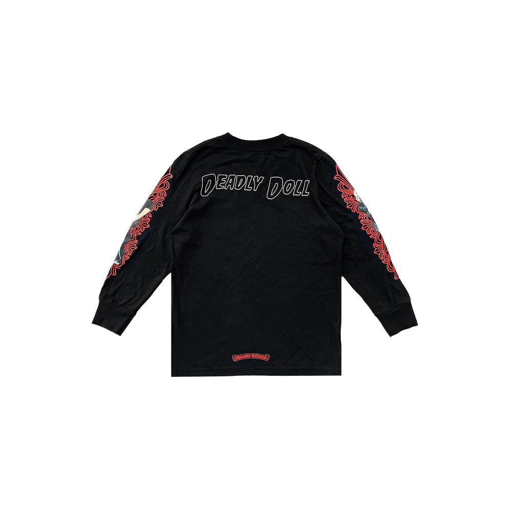 Chrome Hearts Deadly Doll Pocket Long Sleeve Tee For Kids - SHENGLI ROAD MARKET