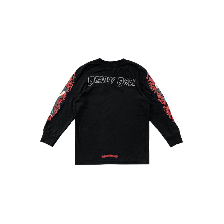 Chrome Hearts Deadly Doll Pocket Long Sleeve Tee For Kids - SHENGLI ROAD MARKET