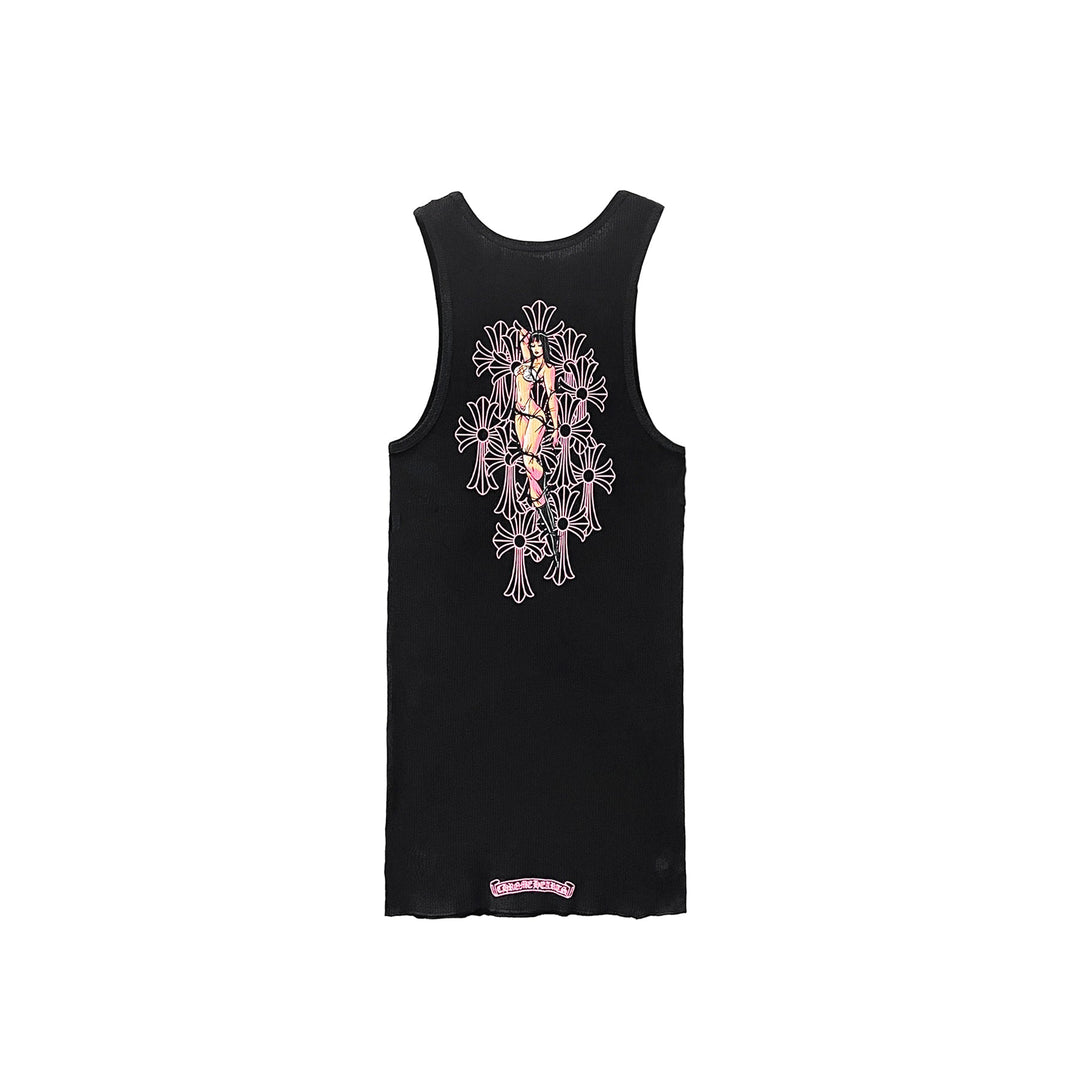 Chrome Hearts Deadly Doll Tank Top Dress Black / M Chrome Hearts Deadly Doll Tank Top Dress Black / M