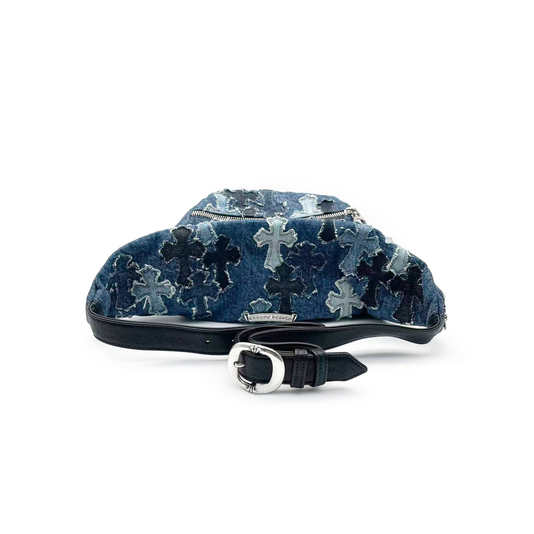 Chrome Hearts Denim Cross Patch Waist Bag - SHENGLI ROAD MARKET