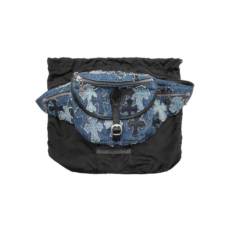 Chrome Hearts Denim Cross Patch Waist Bag - SHENGLI ROAD MARKET