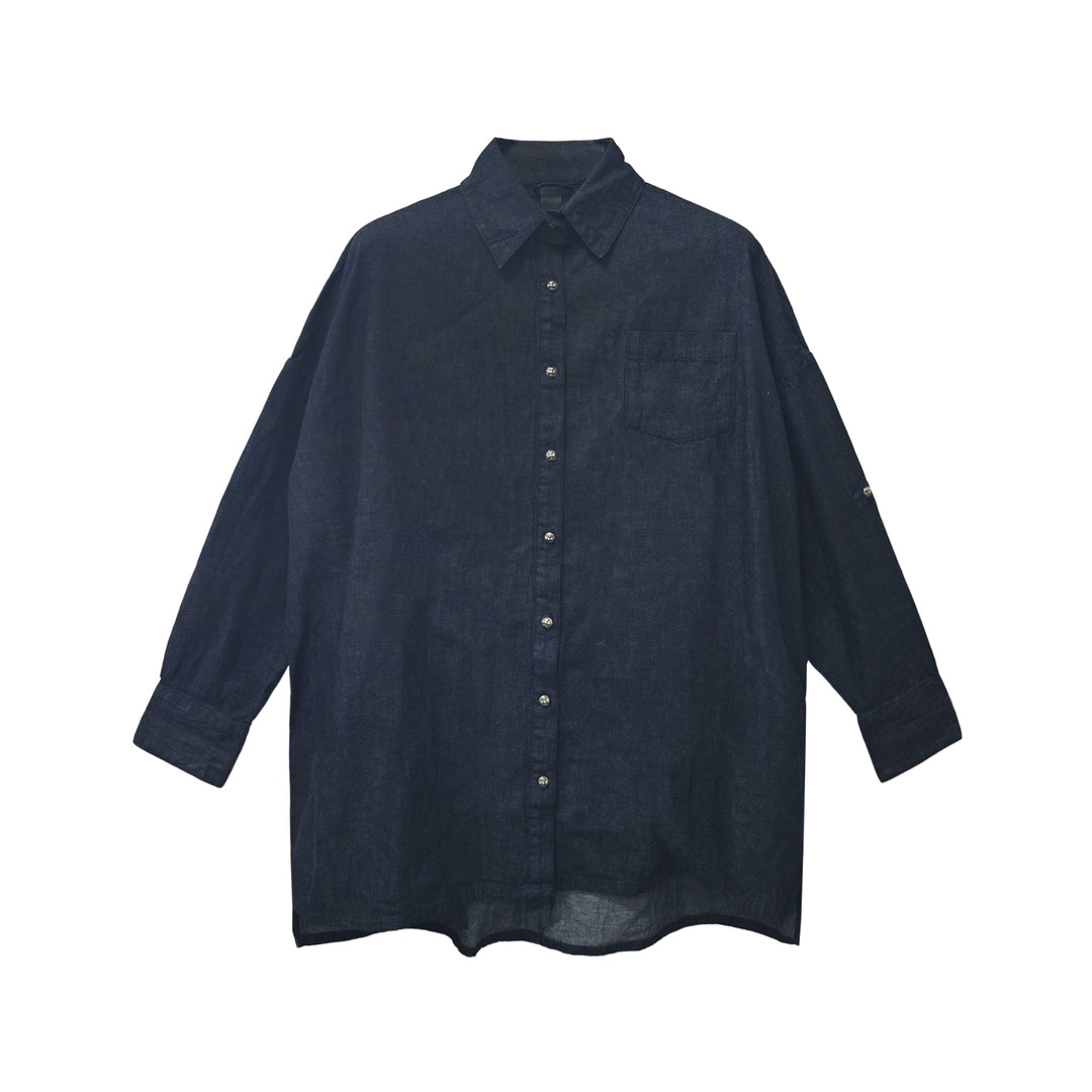 Chrome Hearts Denim Malhal Kita Shirt - SHENGLI ROAD MARKET