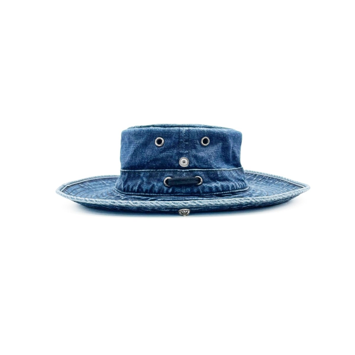 ◆Harley Davidson◆ Denim Bucket Hat Dark Navy HH15181103 Harley Davidson Logo Graphic Blue Denim Bucket Hat Cap Size