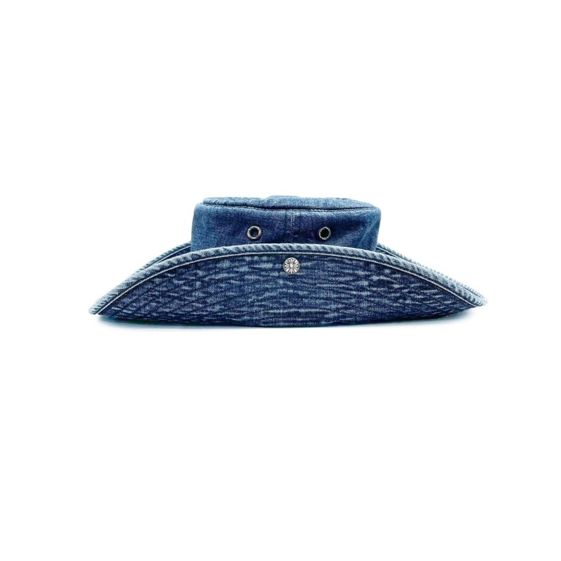 帽子 fuckthisindustry 8BOX CANAL ST HAT DENIM Chrome Hearts Denim Turbo Diesel Crank Bait Fishing Hat - SRM