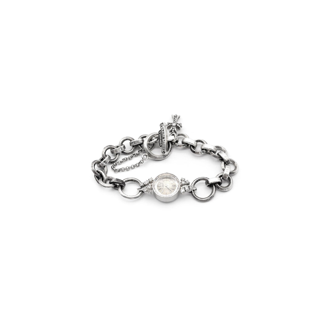 Chrome Hearts Diamond Babyfat Chain Geneva Watch - SHENGLI ROAD MARKET