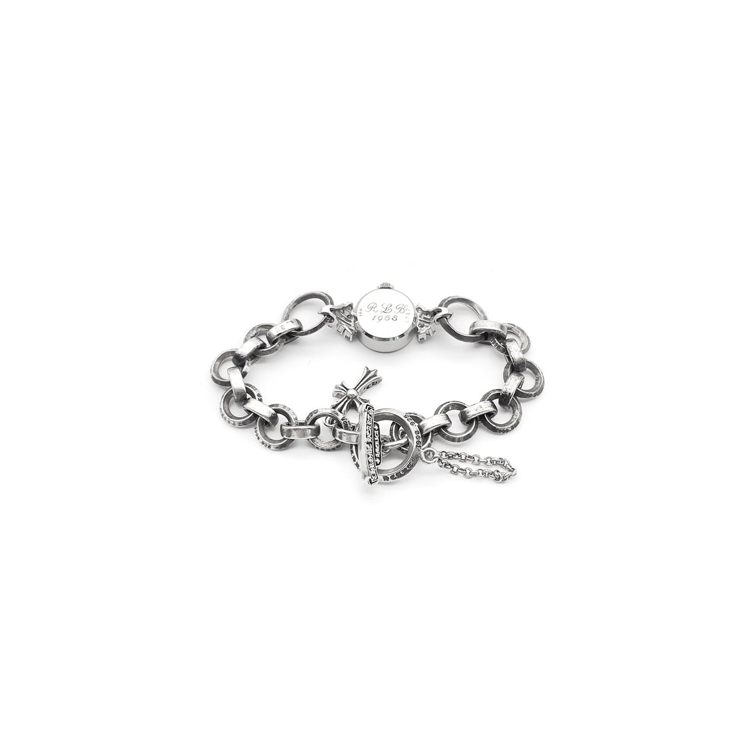 Chrome Hearts Diamond Babyfat Chain Geneva Watch - SHENGLI ROAD MARKET
