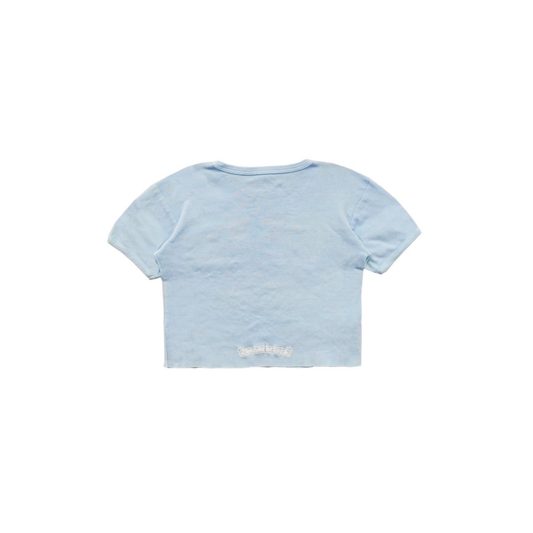 クロムハーツ ×DIPPED IN BLUE ロゴプリントTシャツ レディース M Chrome Hearts X ディップド イン ブルー クロップ T シャツ - SRM