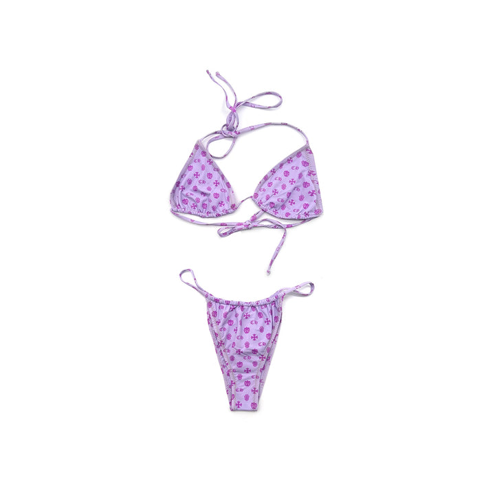 Chrome Hearts Dipped in Blue Purple Bikini Set - SHENGLI ROAD MARKET