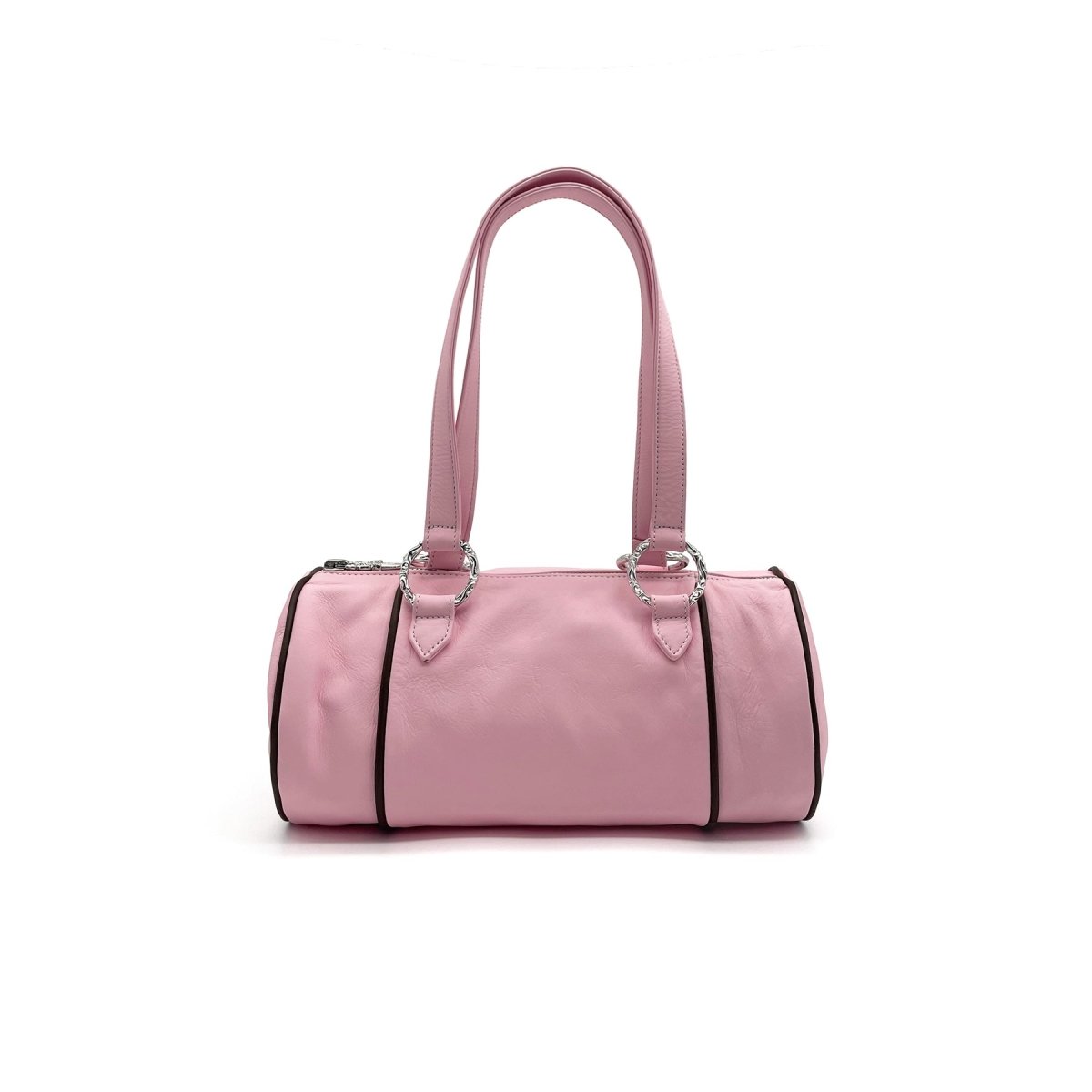 Chrome Hearts Domino Cemetery Cross Pink Bucket Bag - SRM