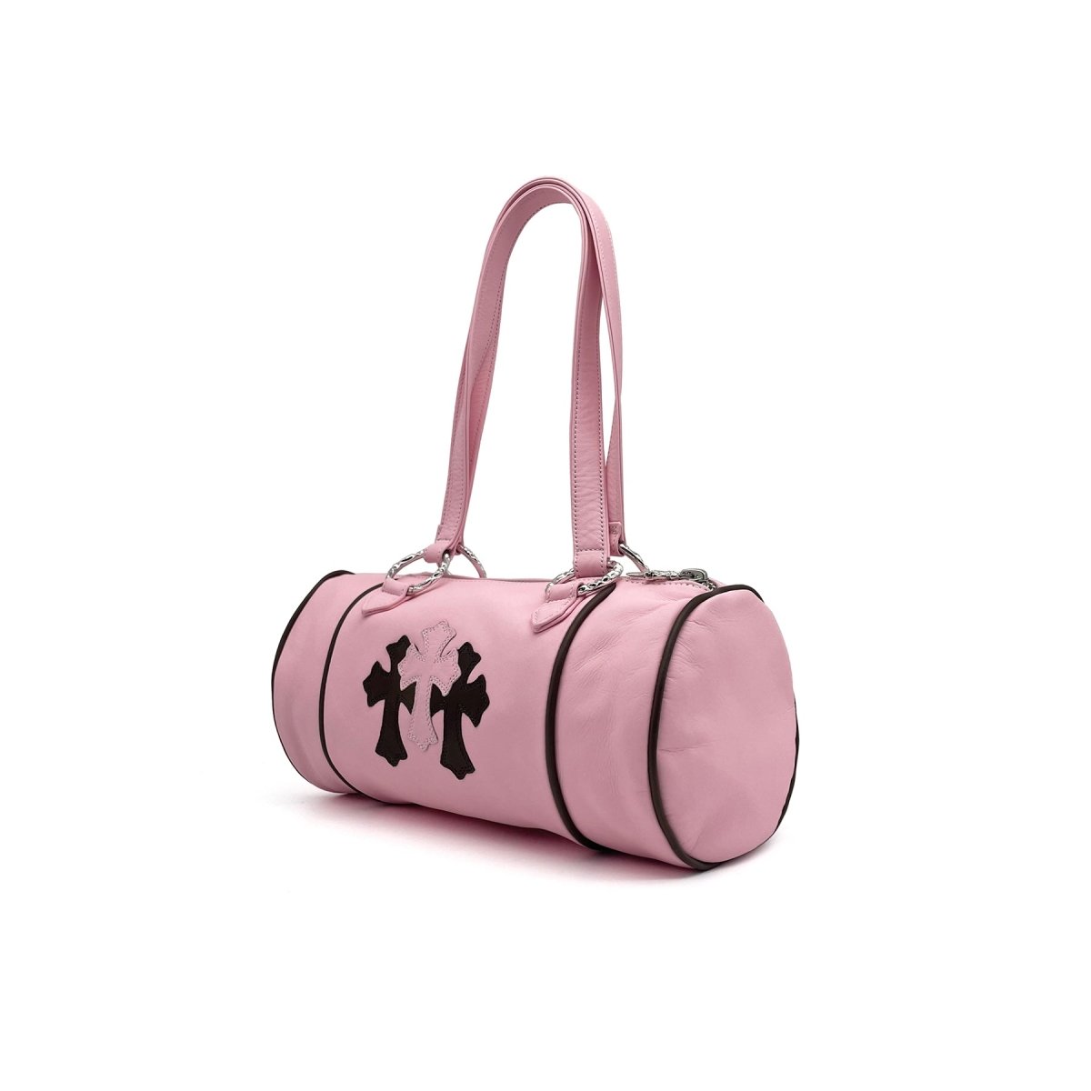 Chrome Hearts Domino Cemetery Cross Pink Bucket Bag - SHENGLI ROAD MARKET