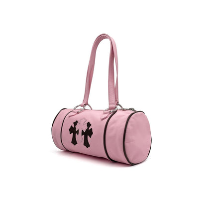 Chrome Hearts Domino Cemetery Cross Pink Bucket Bag - SHENGLI ROAD MARKET