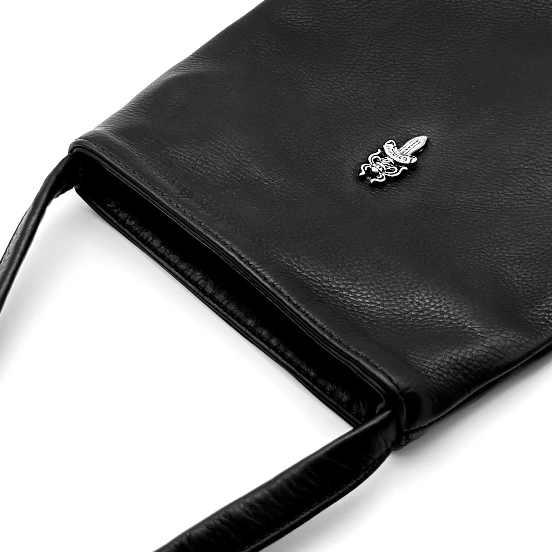 【超希少】Chrome Hearts BAG-MAIL DAGGER BLK Chrome hearts Mini Dagger Embellished Leather Tote | eBay