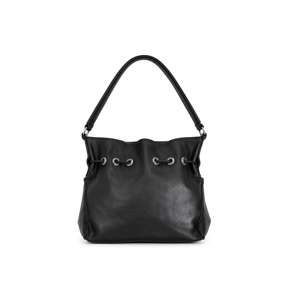 Chrome Hearts Drawstring Leather Shoulder Bag - SHENGLI ROAD MARKET