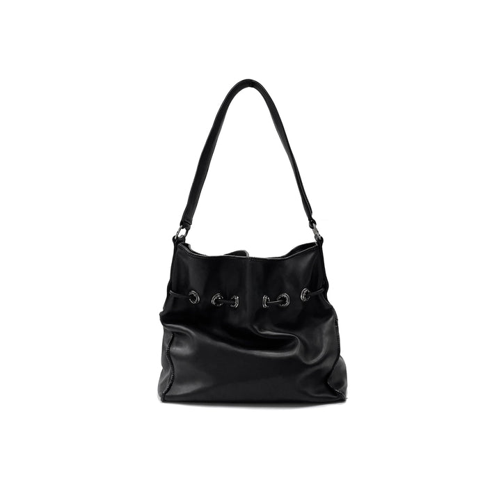 Chrome Hearts Drawstring Leather Shoulder Bag - SHENGLI ROAD MARKET