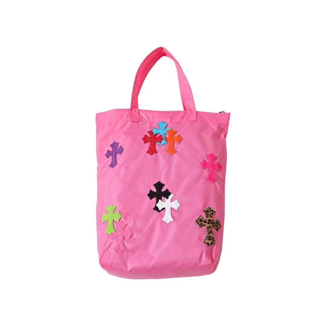 Chrome Hearts DSM 20th Anniversary Cross Patch Pink Tote Bag - SHENGLI ROAD MARKET