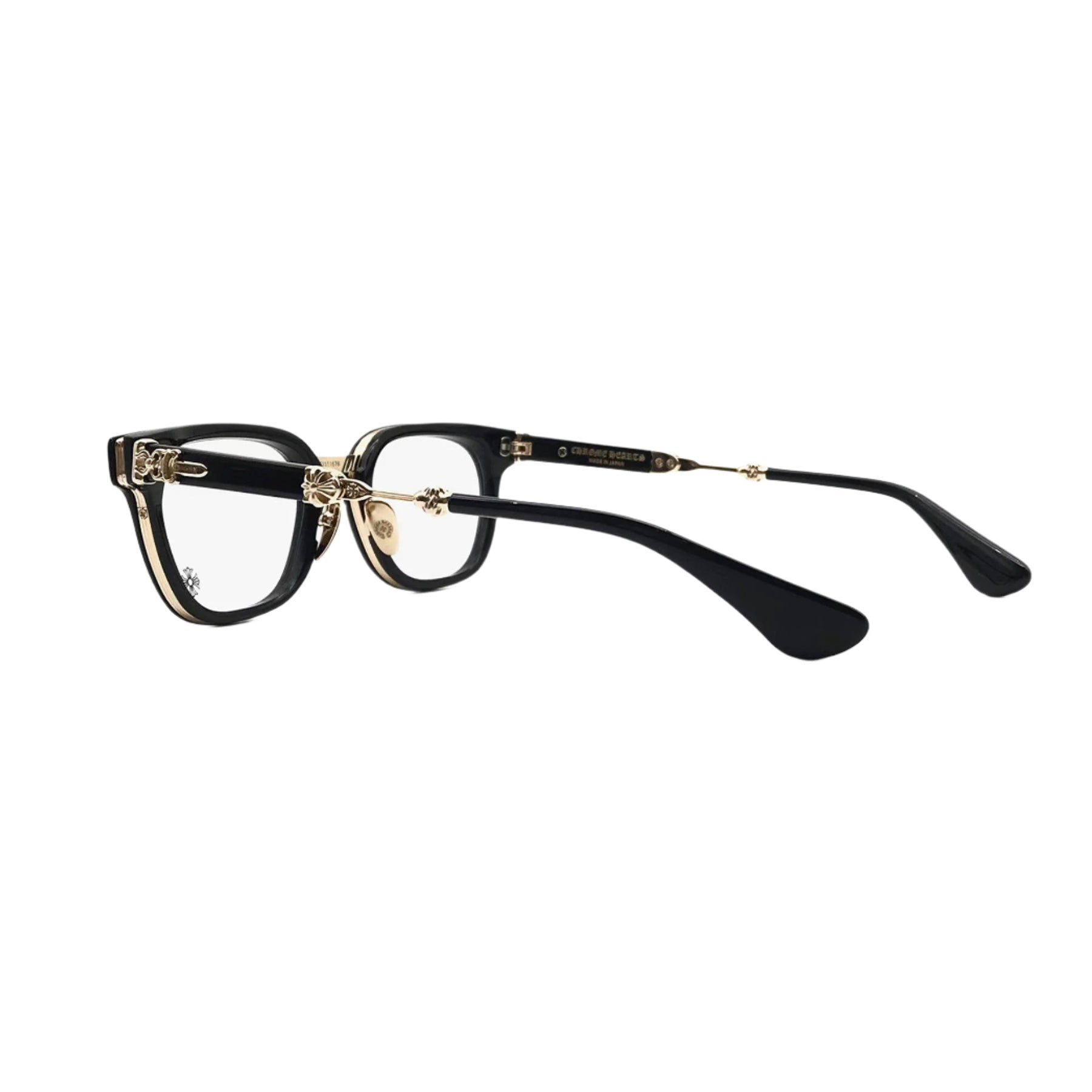 Chrome Hearts Duck Butter BK-GP Black & Gold Glasses Frame Chrome Hearts Duck Butter BK-GP Black & Gold Glasses Frame