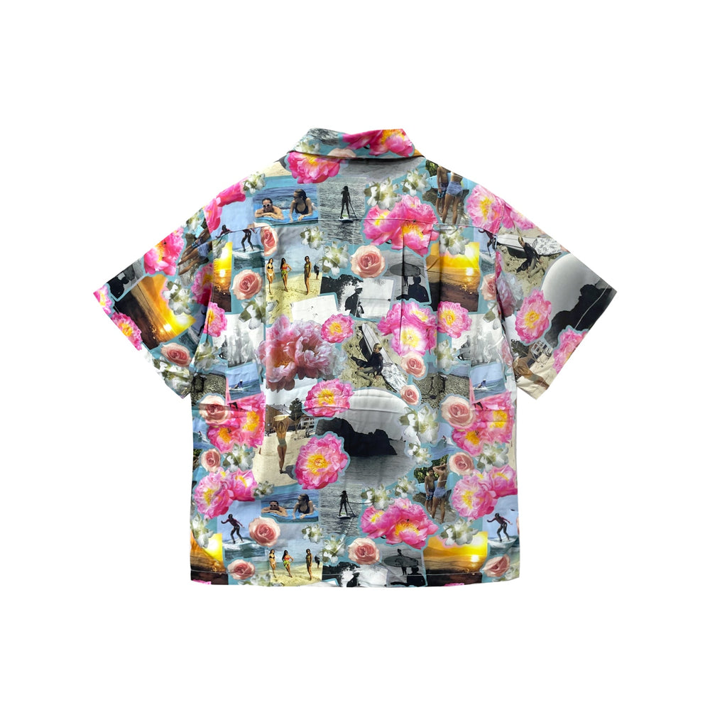 Chrome Hearts Edition Hawaii Floral Silk Short Sleeve Shirt - SHENGLI ROAD MARKET