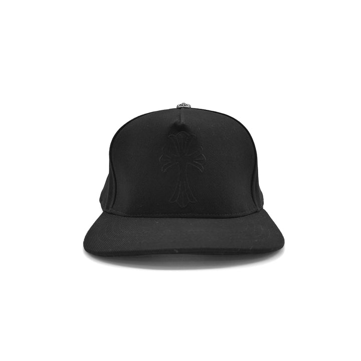 Chrome Hearts Embriodered Cross Black Baseball Cap - SHENGLI ROAD MARKET