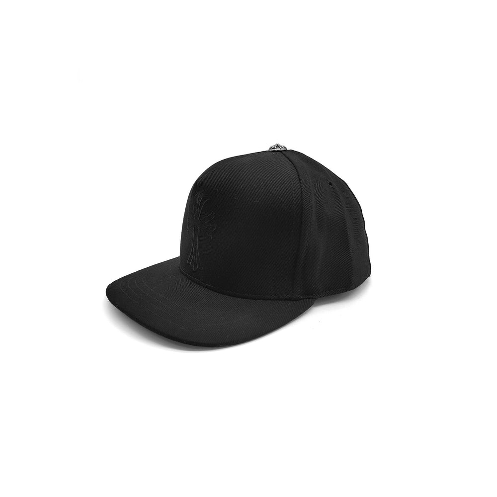 Chrome Hearts Embriodered Cross Black Baseball Cap - SHENGLI ROAD MARKET