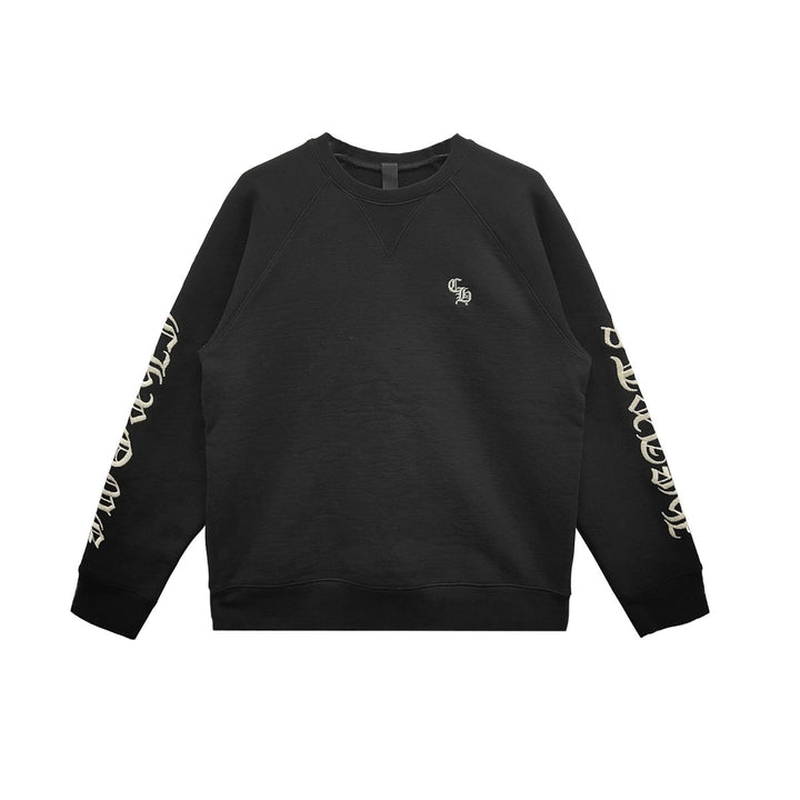 Chrome Hearts Embroidered Black Sweatshirt - SHENGLI ROAD MARKET