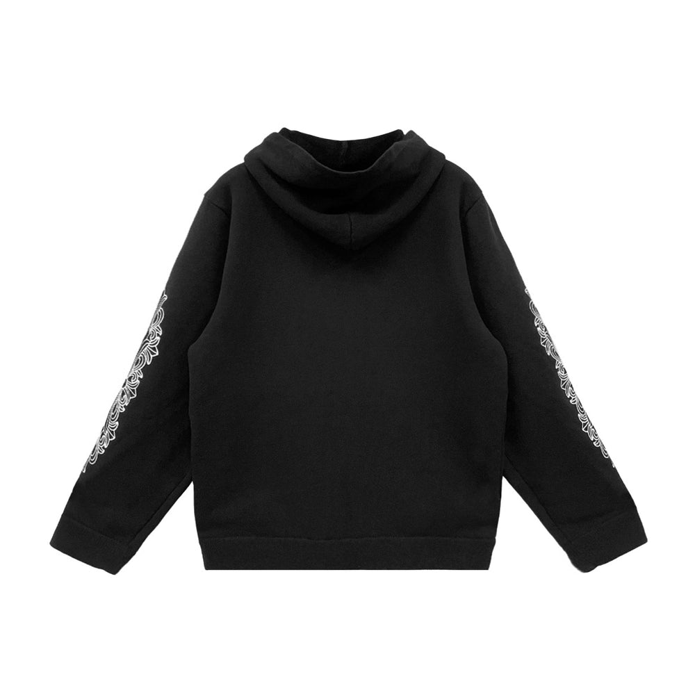 Chrome Hearts Embroidered Cashmere Cross Sleeve Hoodie - SHENGLI ROAD MARKET