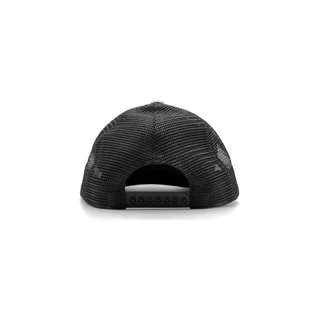 Chrome Hearts Embroidered CH Cross Logo Black Baseball Cap - SHENGLI ROAD MARKET