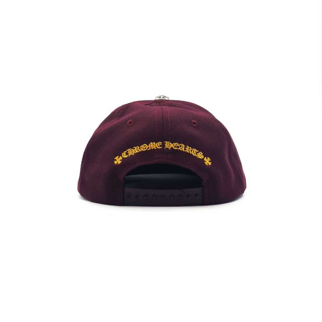 Chrome Hearts Embroidered CH Logo Red Baseball Cap - SHENGLI ROAD MARKET