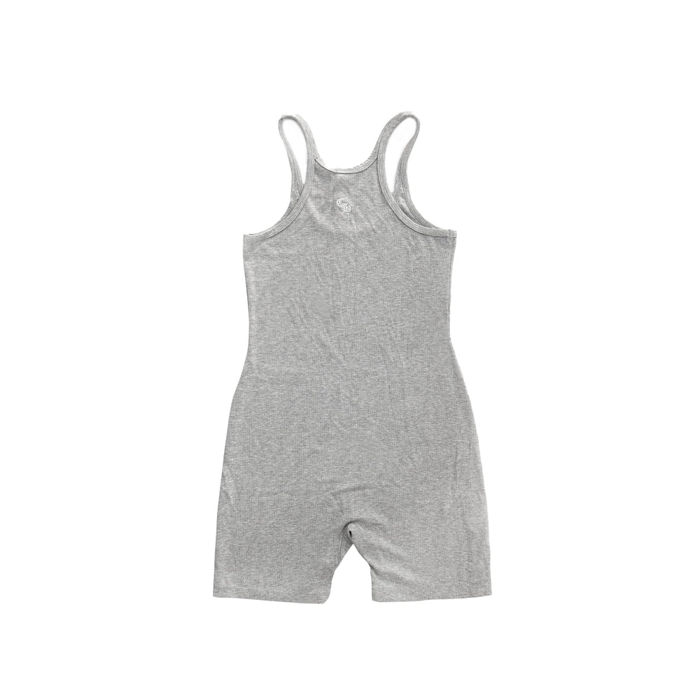 Chrome Hearts Embroidered Cross Gray Bodysuit - SHENGLI ROAD MARKET
