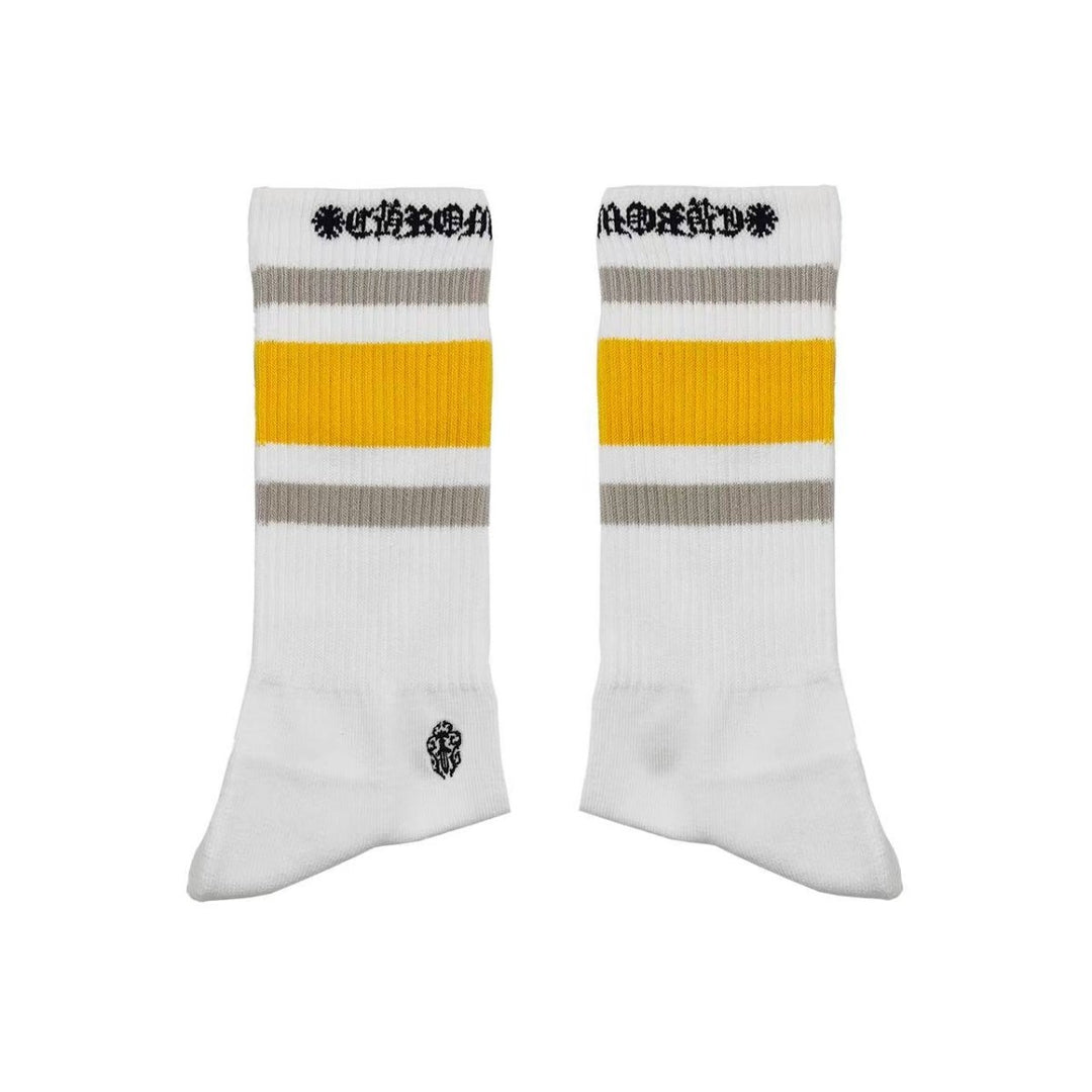 Chrome Hearts Embroidered Dagger Jacquard Knit Sport Socks - SHENGLI ROAD MARKET