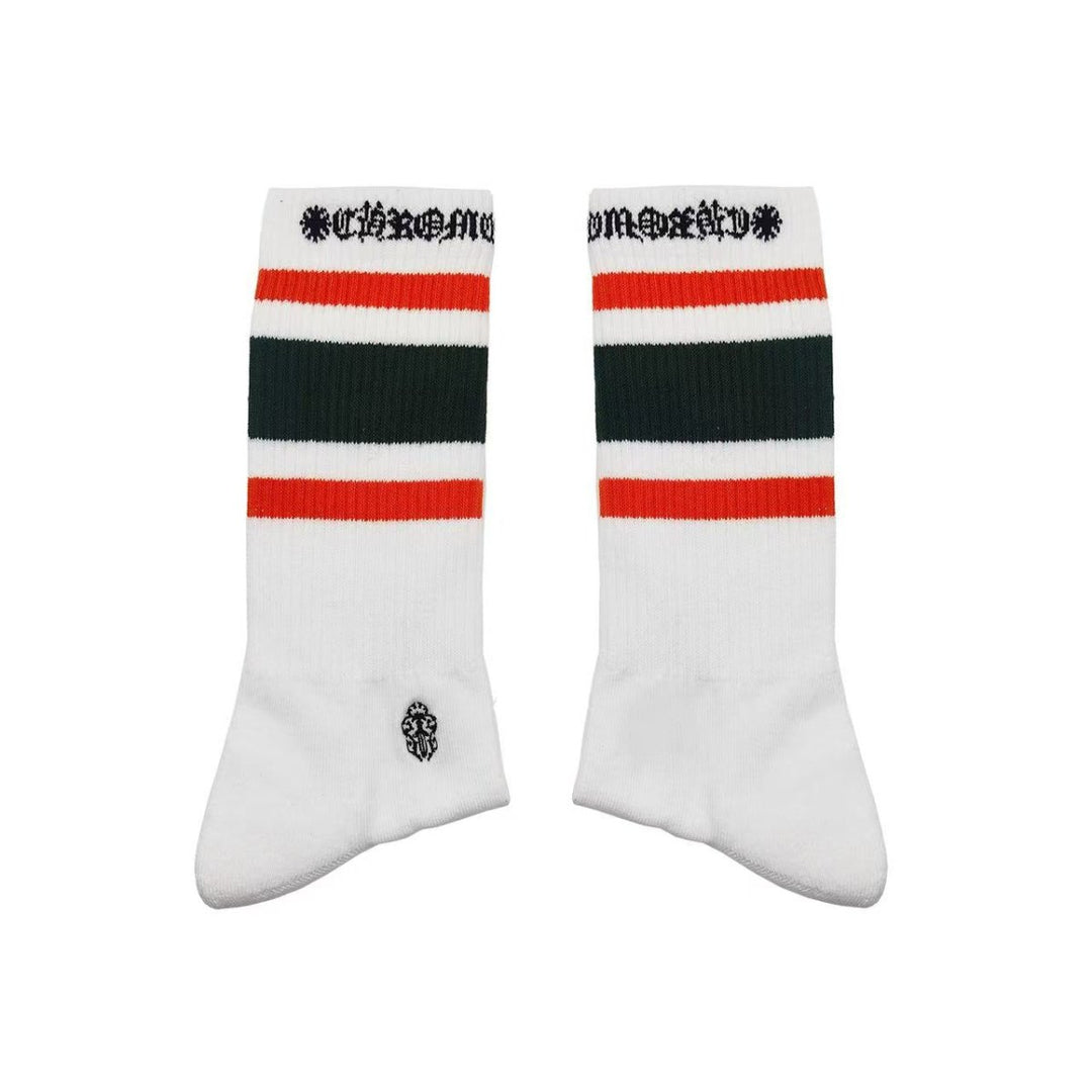 Chrome Hearts Embroidered Dagger Jacquard Knit Sport Socks - SHENGLI ROAD MARKET