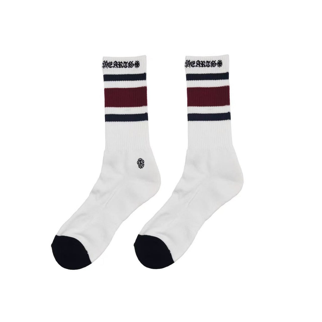 Chrome Hearts Embroidered Dagger Jacquard Knit Sport Socks - SHENGLI ROAD MARKET