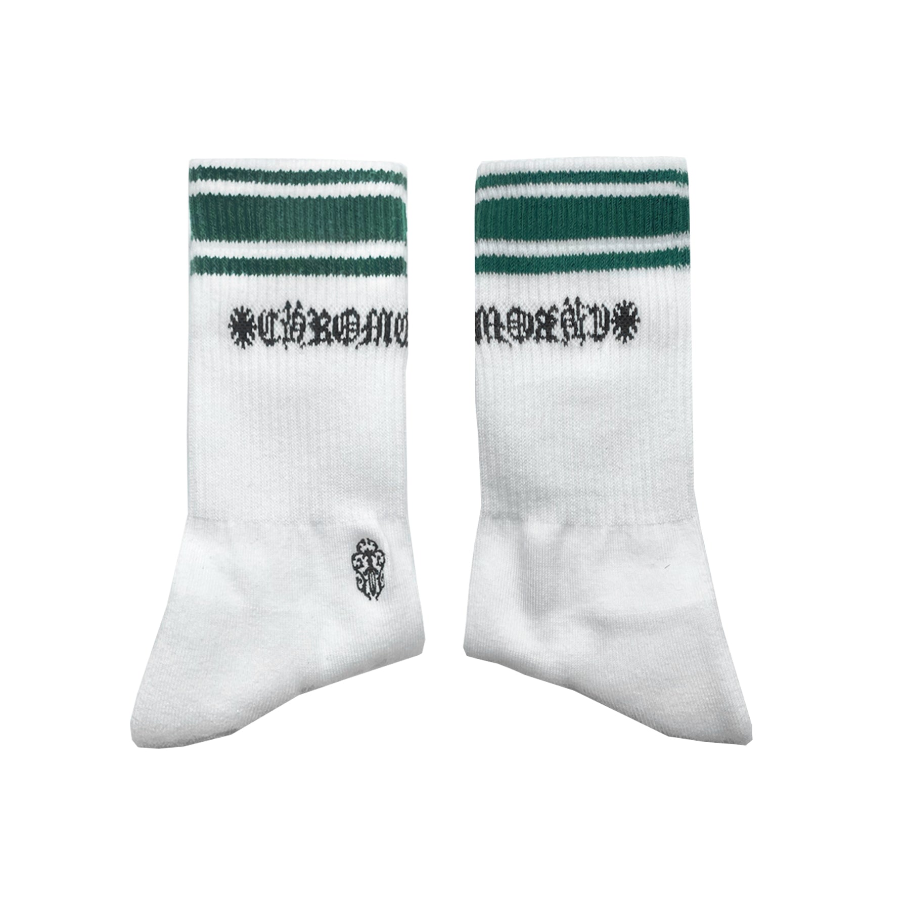 Chrome Hearts Embroidered Dagger Striped Sport Socks - SRM