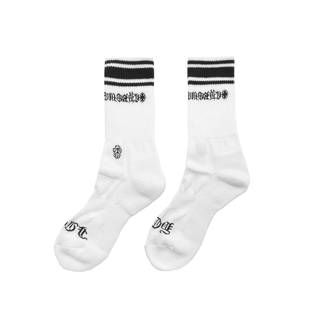 Chrome Hearts Embroidered Dagger Striped Sport Socks - SHENGLI ROAD MARKET