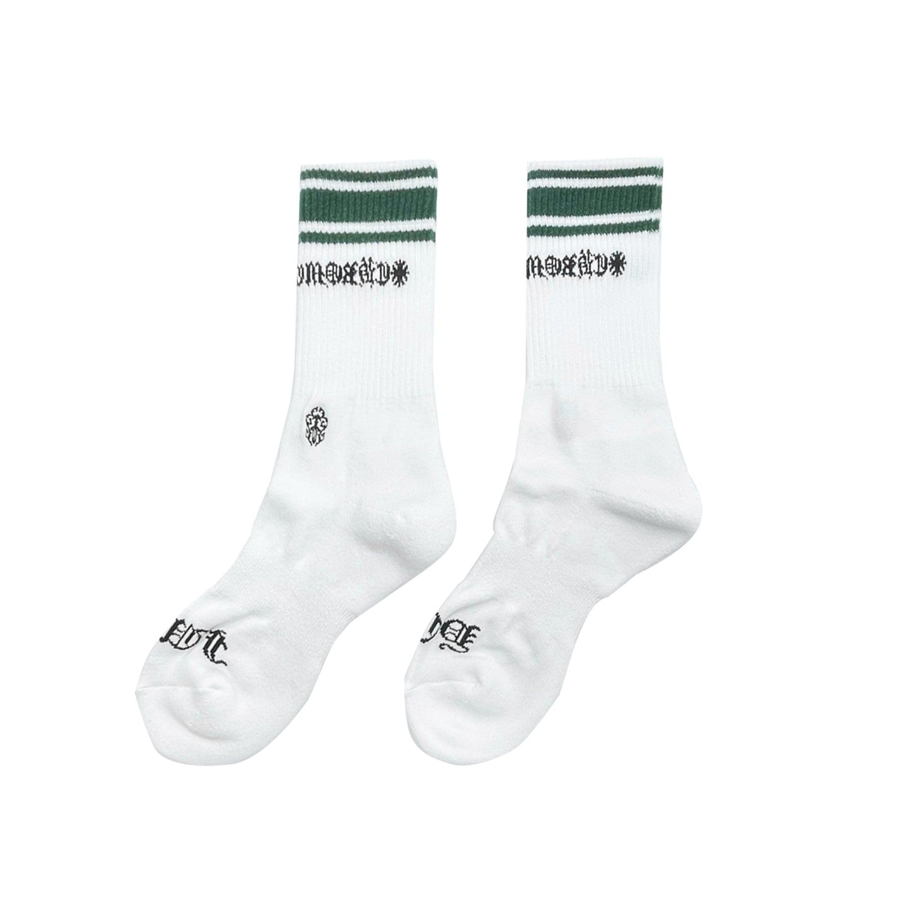 あ*い様 クロムハーツ SPORT SOCKS M Chrome Hearts Embroidered Dagger Striped Sport Socks - SRM