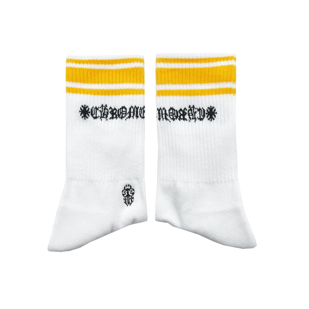 Chrome Hearts Embroidered Dagger Striped Sport Socks - SHENGLI ROAD MARKET