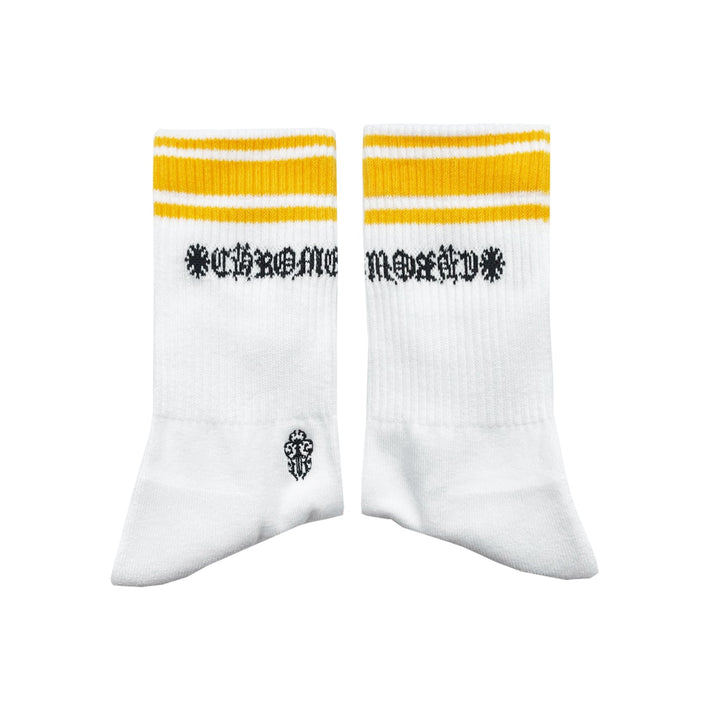 Chrome Hearts Embroidered Dagger Striped Sport Socks - SHENGLI ROAD MARKET
