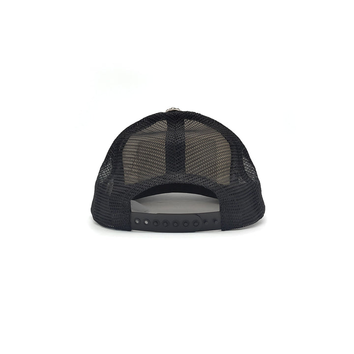 Chrome Hearts Embroidered FU Black & White Baseball Cap - SHENGLI ROAD MARKET