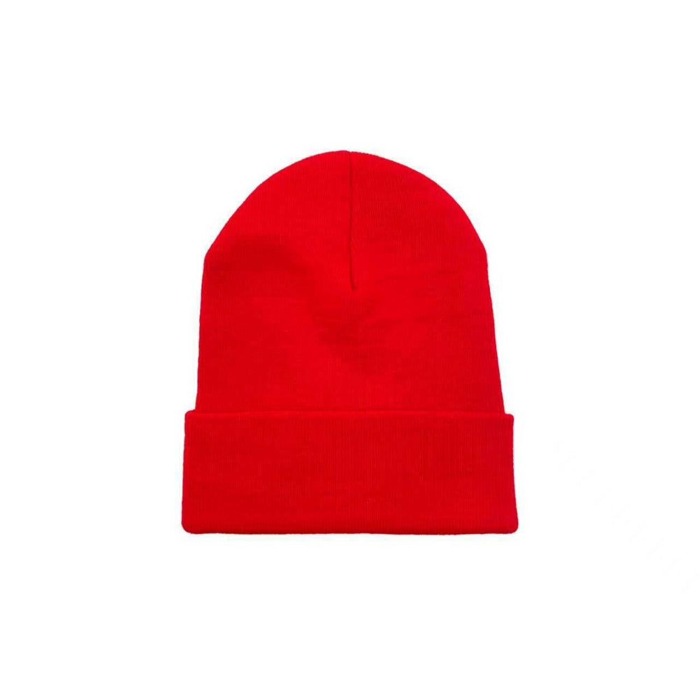 Chrome Hearts Embroidered Red Beanie - SHENGLI ROAD MARKET