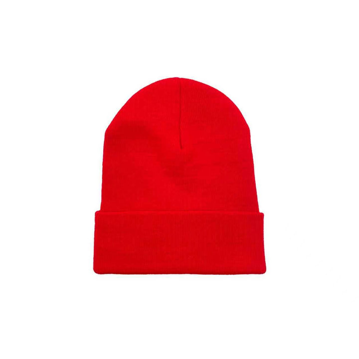 Chrome Hearts Embroidered Red Beanie - SHENGLI ROAD MARKET