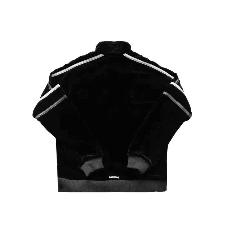 Chrome Hearts Embroidered Script Leather Patch Velour Tracksuit - SHENGLI ROAD MARKET