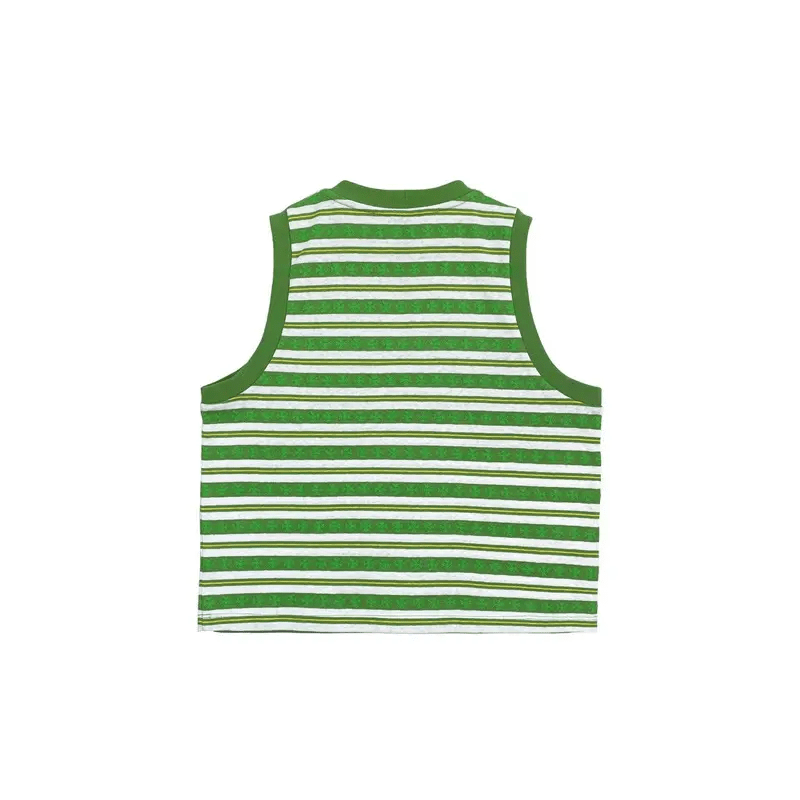 Chrome Hearts Exclusive Stripe Green Tanktop - SHENGLI ROAD MARKET