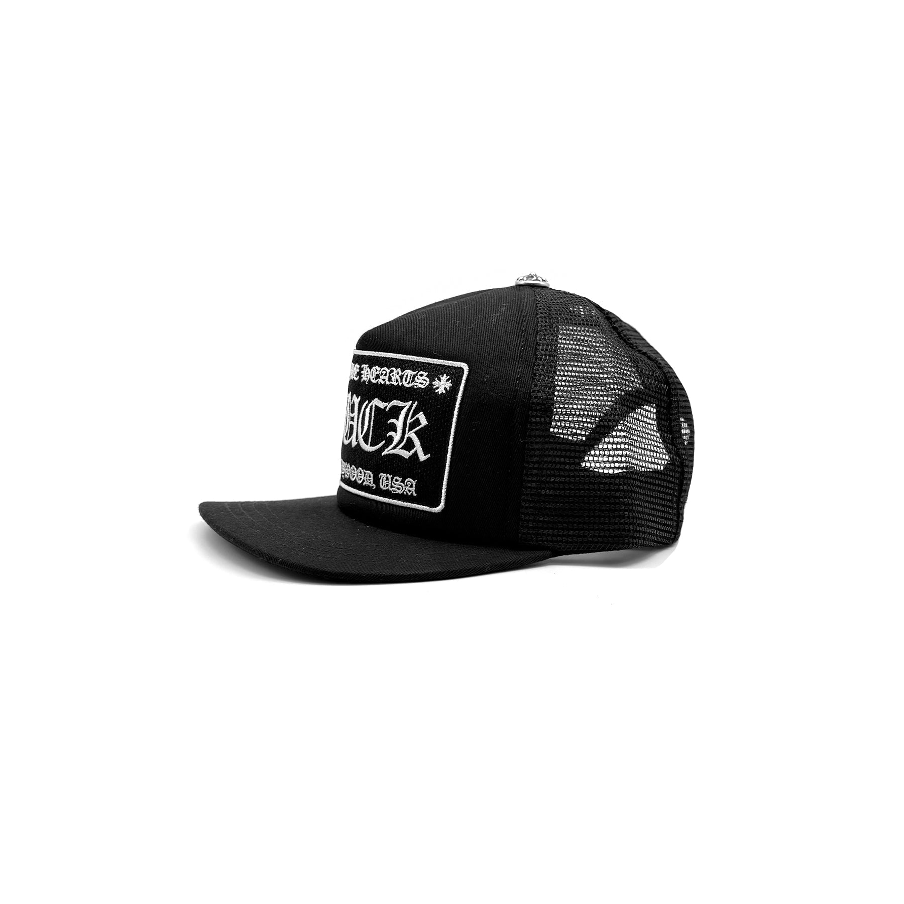 Chrome Hearts Hollywood Exclusive FU Cross Embroidered Trucker Cap