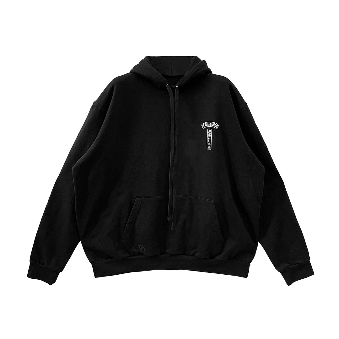 Chrome Hearts F U T Bar Logo Black Pullover Hoodie - SHENGLI ROAD MARKET