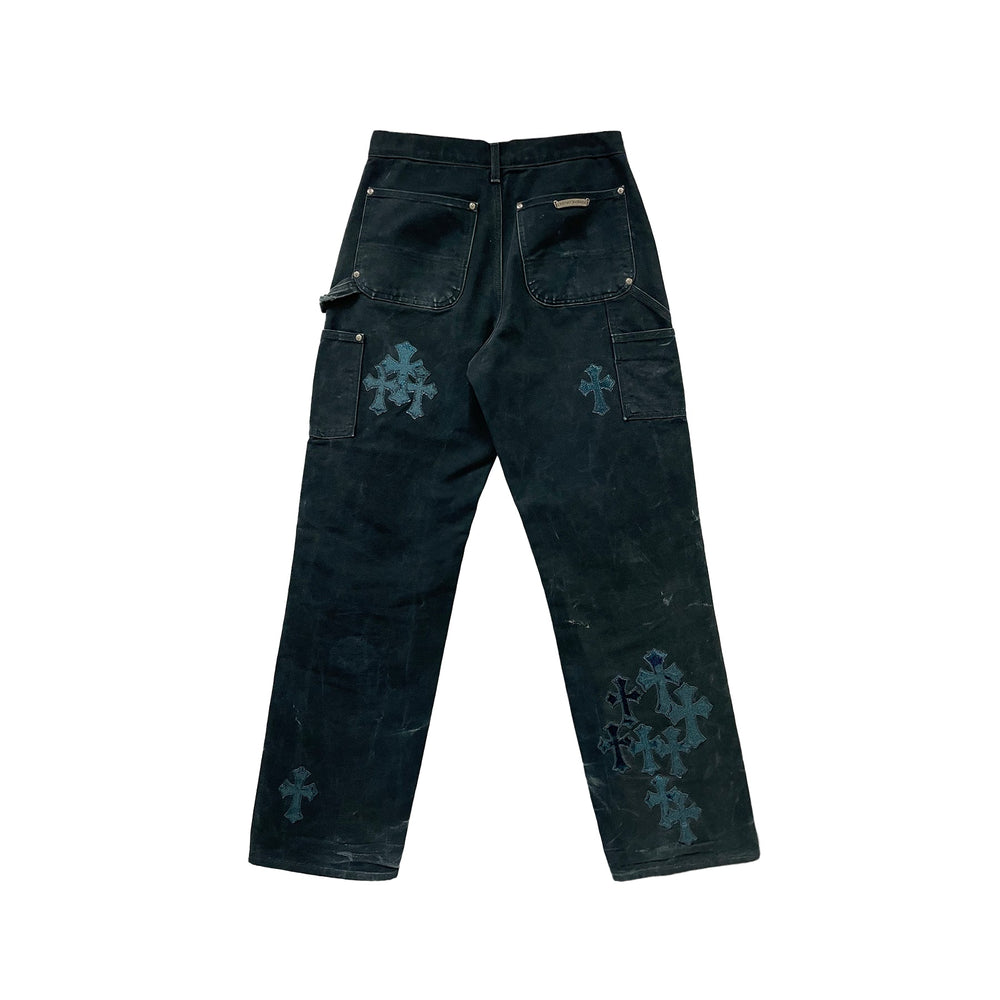 Chrome Hearts F&F Faded Double Knee Canvas Carpenter Pants - SHENGLI ROAD MARKET