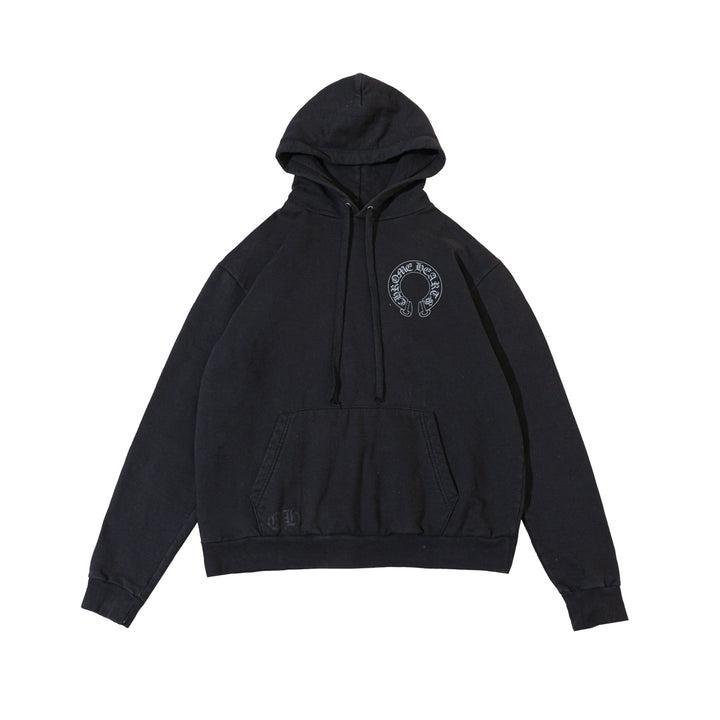 Chrome Hearts F&F Glitter USA Horseshoe Black Pullover Hoodie - SHENGLI ROAD MARKET